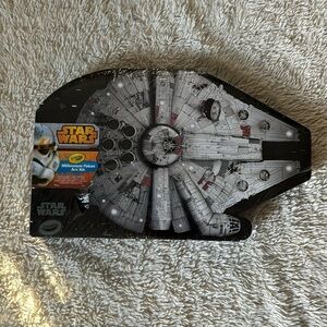 NIB Star Wars Art Set  Kit Coloring Pages Crayola Creative Fun 75 Piece